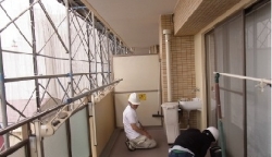 足場解体前検査